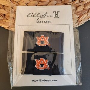 Auburn University Tigers Lillybee U Shoe Clips NCAA Sorority Cheer Alumn 📣